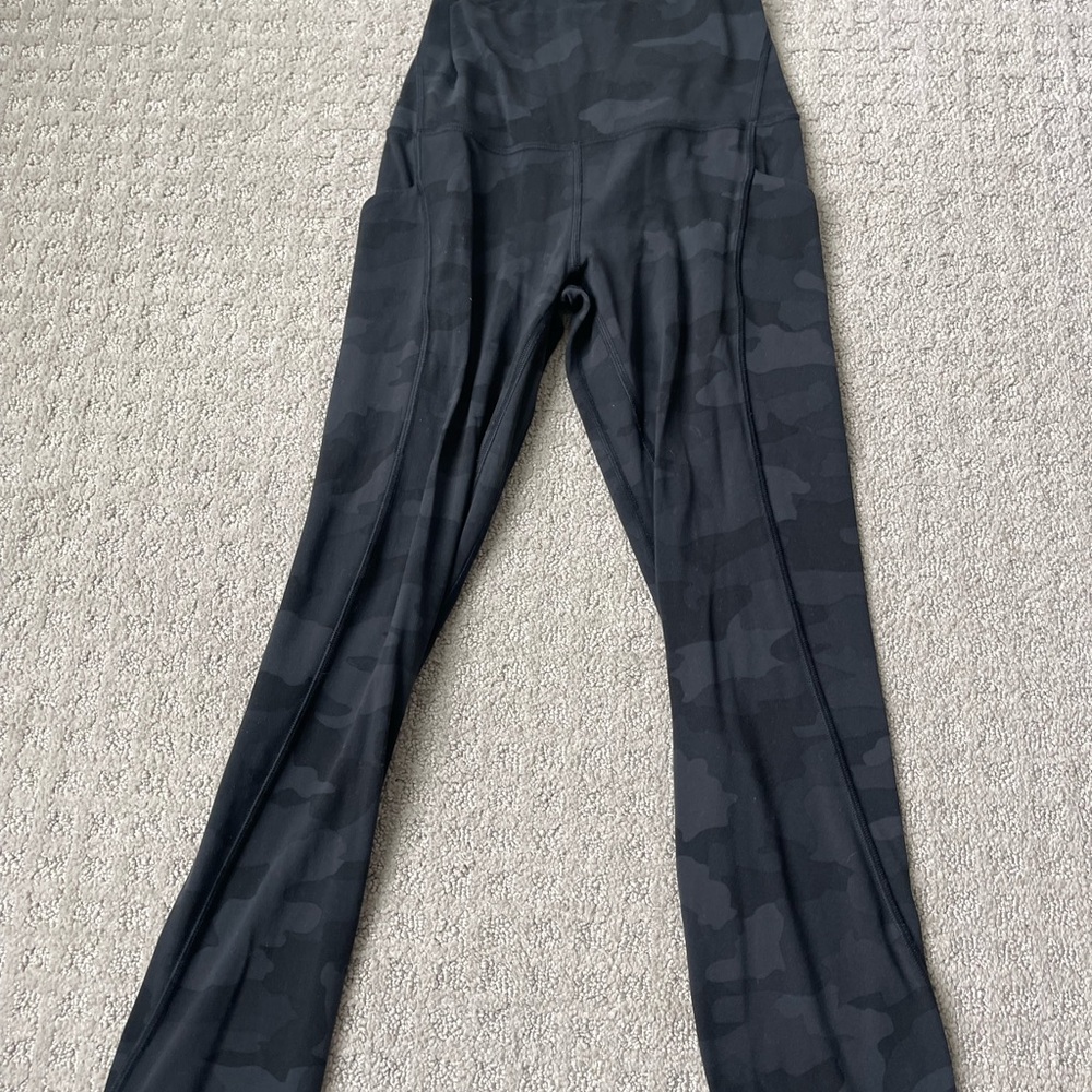 lululemon athletica Black Camo Leggings